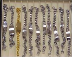 Click here for more on Metal Bracelets / Chain